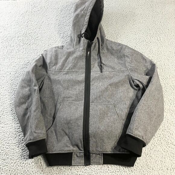 Levi's Other - LEVIS Jacket Mens Medium Gray Sherpa Lined Hooded Coat Workwear‎ Outdoors